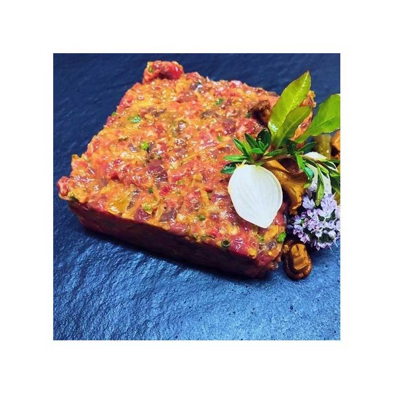 Tartare de bœuf « Race d’Hérens » et sauce