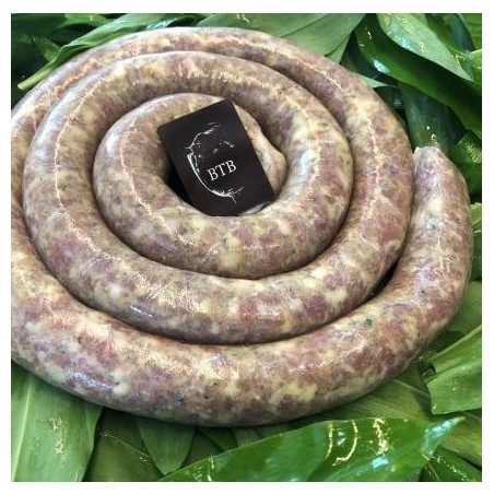 Saucisse à rôtir de porc à l'ail des ours