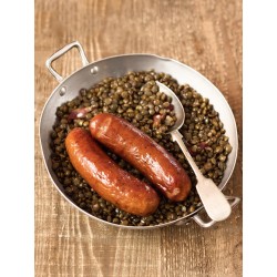 Saucisson maison aux lentilles