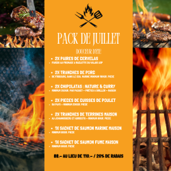 Pack de Juillet - Douceur d'été - 20% de rabais