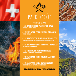 Pack d'août "Tendance Suisse"