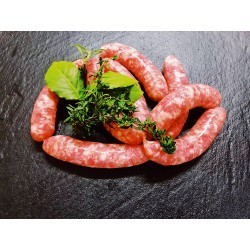 Chipolata de cerf aux chanterelles