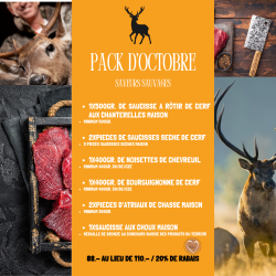 Le pack d'octobre, saveurs sauvages!