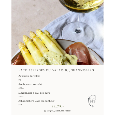 Pack Asperges du Valais & Johannisberg