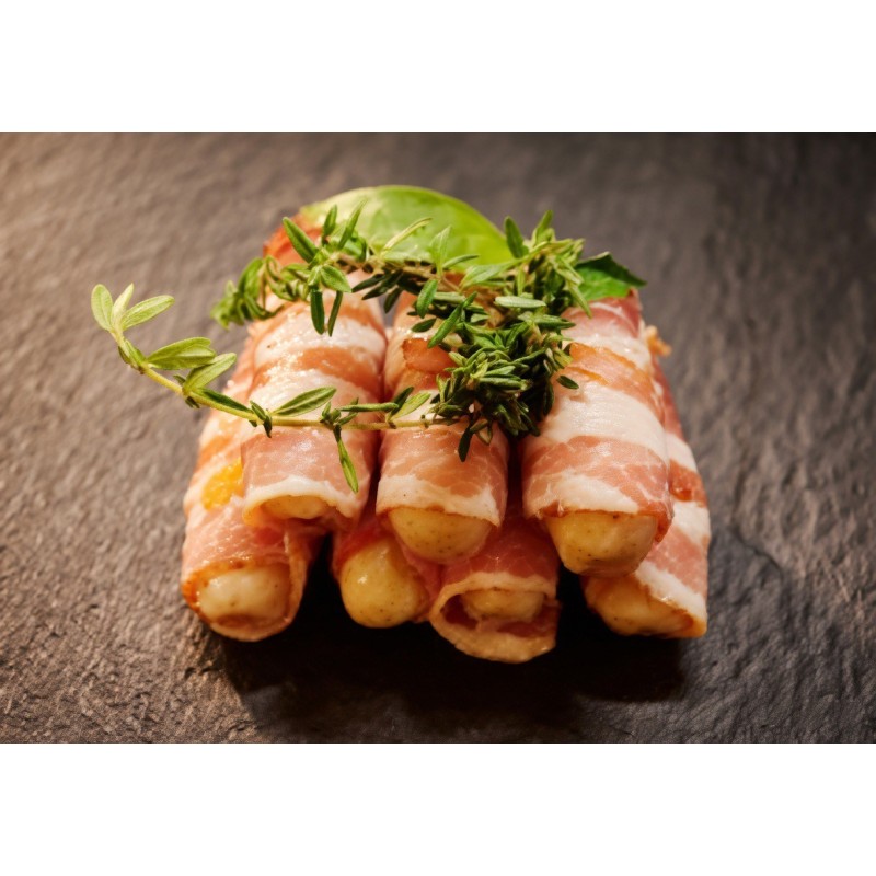 Chipolata de veau lardées