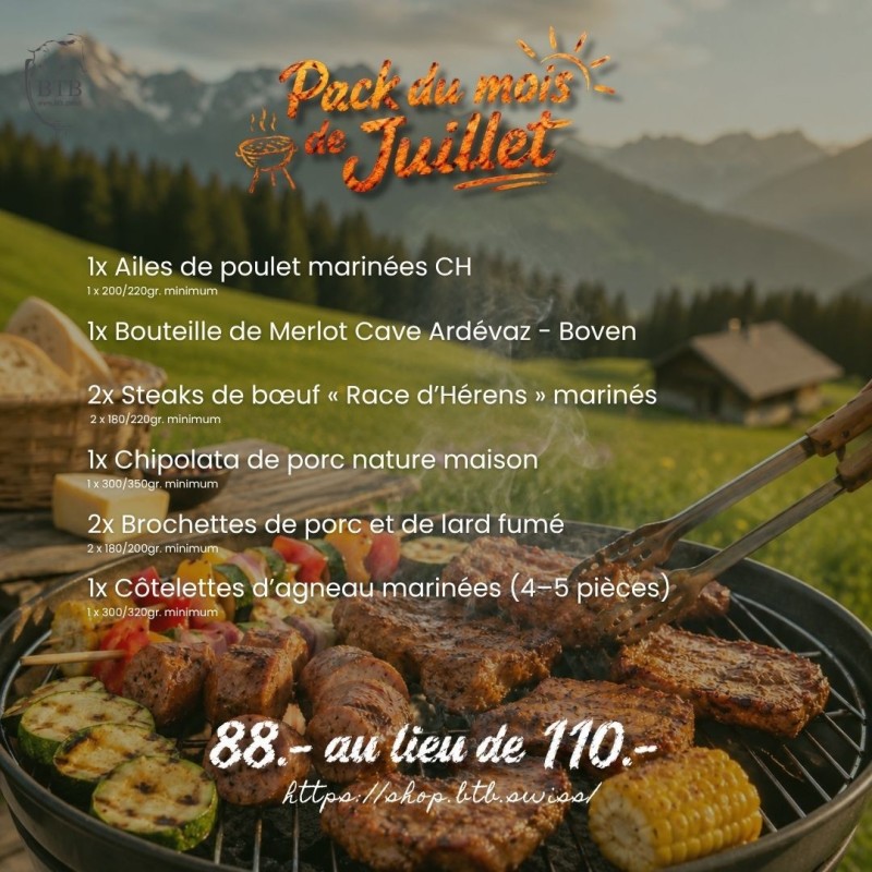 Le Pack de Juillet 20% de rabais