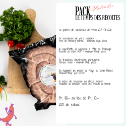 Le Pack de Septembre, le temps des récoltes!